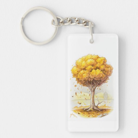 Golden Tranquility Sleutelhanger (Voorkant)