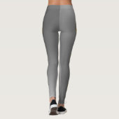 Golden Treble Clef met noten en schaduwen Leggings (Achterkant)
