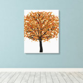 Golden Tree Canvas Afdruk (Insitu (Houten vloer))