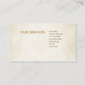 Golden Tree - Evolutie-DNA Visitekaartje (Achterkant)