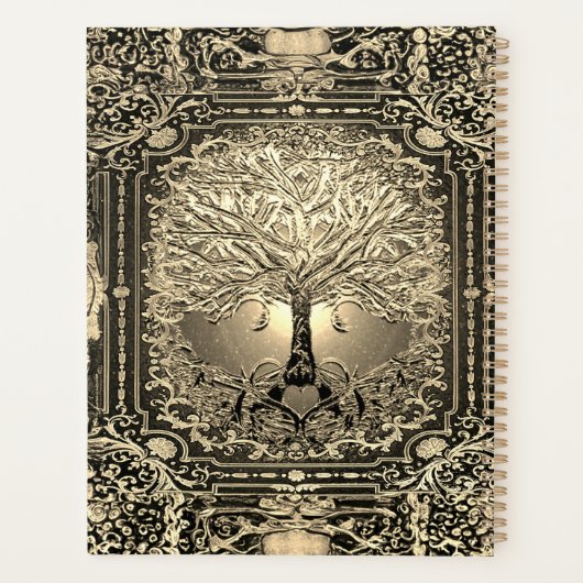 Golden Tree of Life Planner (Achterkant)