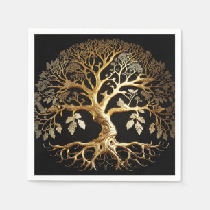 Golden Tree of Life Yggdrasil Servet