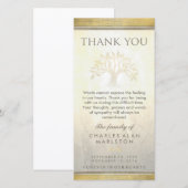 Golden Tree Sympathie Hartelijk dank Bedankkaart (Voorkant / Achterkant)