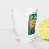 Golden Triangle India Illustration Vintage Shot Glas (Links)