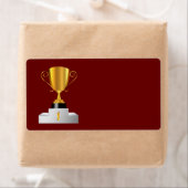 Golden trofee etiket (Insitu)