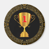 Golden trofee magneet (Voorkant)