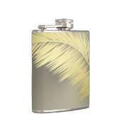 Golden Tropische palmbladeren Heupfles (Rechts)