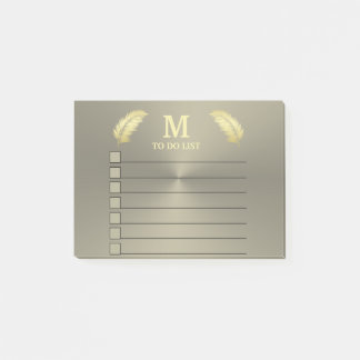 Golden Tropische palmbladeren Post-it® Notes