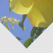 Golden Trumpet Flowers I Tissuepapier (Detail)