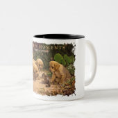 GOLDEN TWEEKLEURIGE KOFFIEMOK (Voorkant rechts)