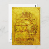 Golden Tweets Briefkaart (Voorkant / Achterkant)