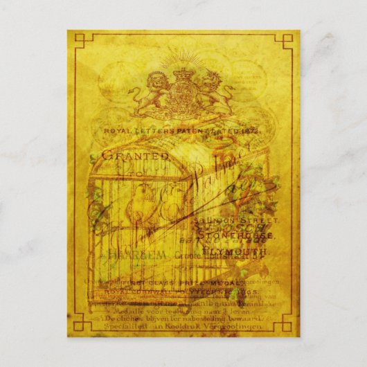 Golden Tweets Briefkaart (Voorkant)