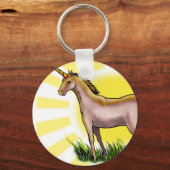 Golden Unicorn Sleutelhanger (Voorkant)