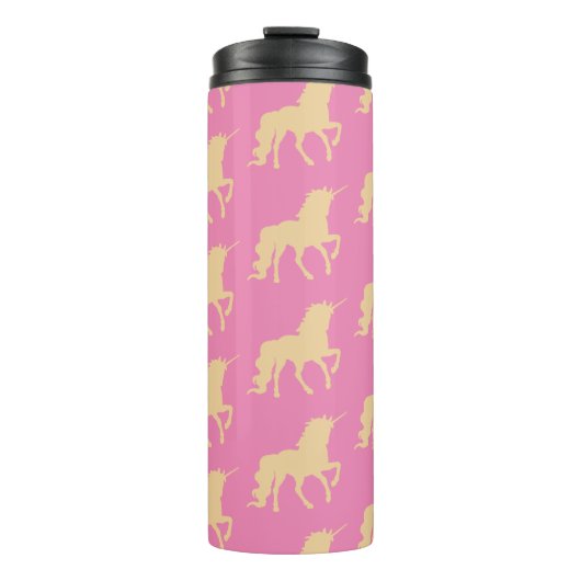 Golden Unicorn Thermosbeker (Voorkant)