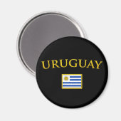 Golden Uruguay Magneet (Voorkant / Achterkant)