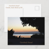 Golden uur bij de Currituck Sound Briefkaart (Voorkant / Achterkant)