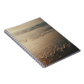 Golden uur bij kanonstrand notitieboek (Rechterzijde)