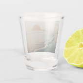 Golden uur in Cannon Beach Shot Glas (Achterkant)