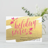 GOLDEN VACANCES SOIREE FÊTE Invitation (Debout devant)