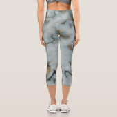 Golden Vein Marble Ocean Mist Leggings (Verso)