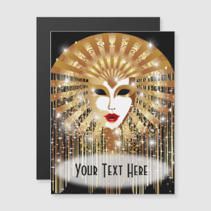 Golden Venice Carnival Party Masker