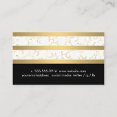 Golden Vines Luxe Classic Visitekaartje (Achterkant)