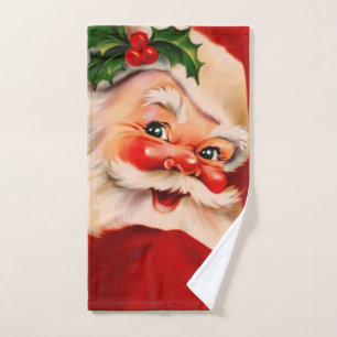 Golden vintage santa claus