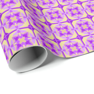 Golden Violets Cadeaupapier
