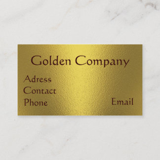 Golden Visitekaartje