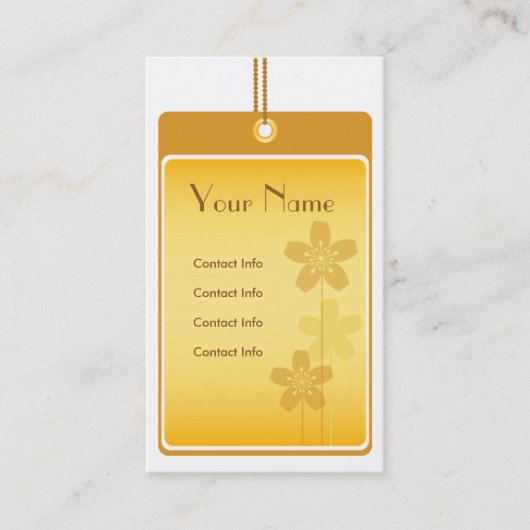 Golden Visitekaartje (Voorkant)