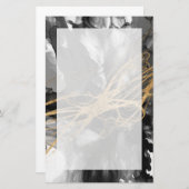 Golden Vortex I Briefpapier (Voorkant / Achterkant)