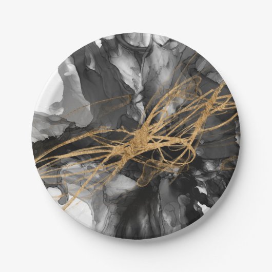 Golden Vortex I Papieren Bordje (Voorkant)