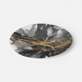 Golden Vortex I Papieren Bordje (Gekanteld)