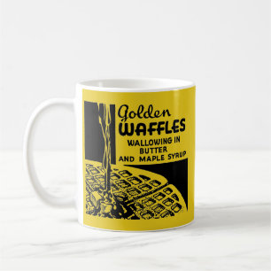 Golden Waffles Breakfast Koffiemok