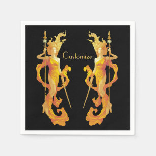 Golden Warrior Goddess Thunder_Cove Servet