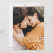 Golden Waterverf Bee Foto Save The Date (Achterkant)