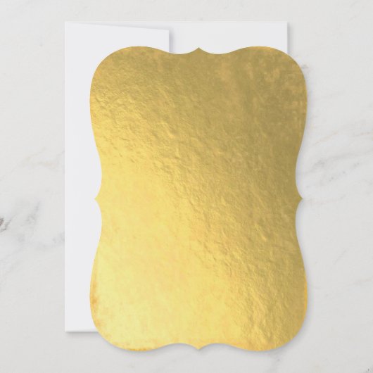 Golden waterverf Swans Bruidsdouche Uitnodiging (Achterkant)