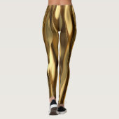 Golden Wave 3D render. Leggings (Achterkant)