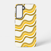 Golden Waves Pattern Samsung Galaxy Hoesje (Achterkant)