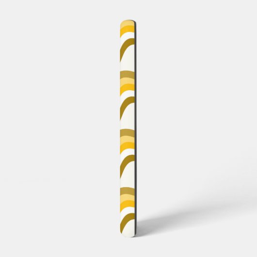 Golden Waves Pattern Samsung Galaxy Hoesje (Linkerkant)