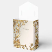 Golden Wavy verlaat Floral Favoriete Box Bedankdoosjes (Geopend)