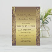 Golden Wedding Fireworks Kaart (Staand voorkant)