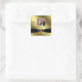Golden Wedding Jubileum Foto Sticker (Tas)