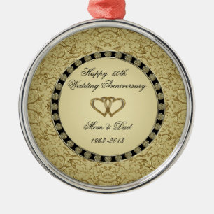 Golden Wedding Jubileum Ornament