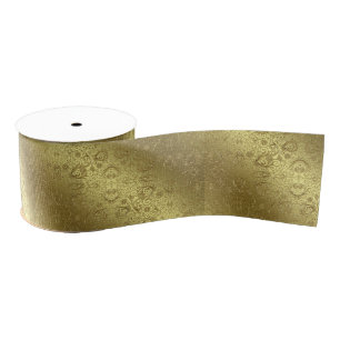 Golden Wedding Jubileum Ribbon Grosgrain Lint