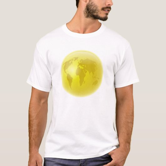 Golden Wereldbol T-shirt (Voorkant)