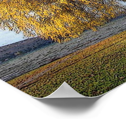 Golden Willows Poster (Hoek)