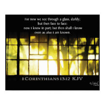 Golden Window Light en Shadows Poster