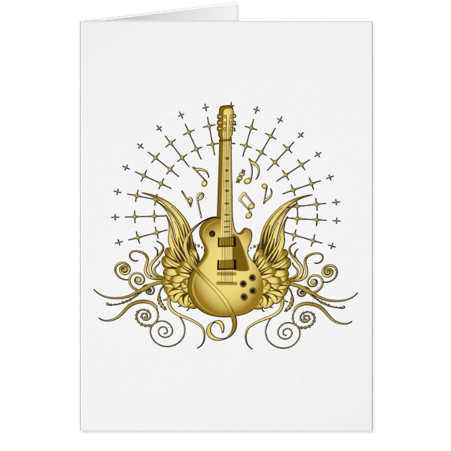 Golden Winged Guitar (Voorkant)