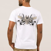 Golden Winged Skull - 3 T-shirt (Achterkant)